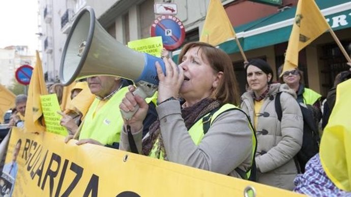 Protesta de AMA frente al Gobierno (Archivo)