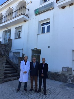 Visita a Cortegana de Rafal López