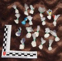 Dos detenidos en Noáin por traficar con hachís y cocaína