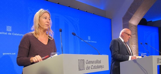 Neus Munté y Jordi Baiget, consellers de la Generalitat