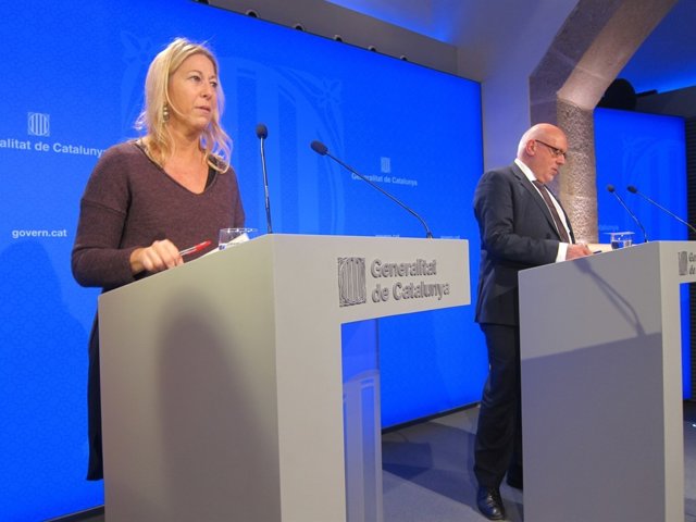 Neus Munté, Jordi Baiget, consellers de la Generaltat