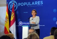 Cospedal niega vinculación "a su campaña" de los siete imputados por la adjudicación de un contrato de basuras