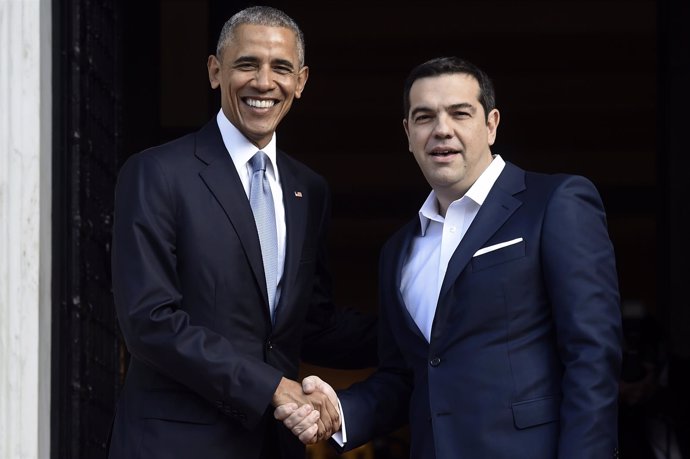Obama y Tsipras se reúnen en Atenas
