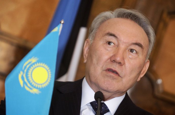 El Presidente De Kazajistán, Nursultan Nazarbayev