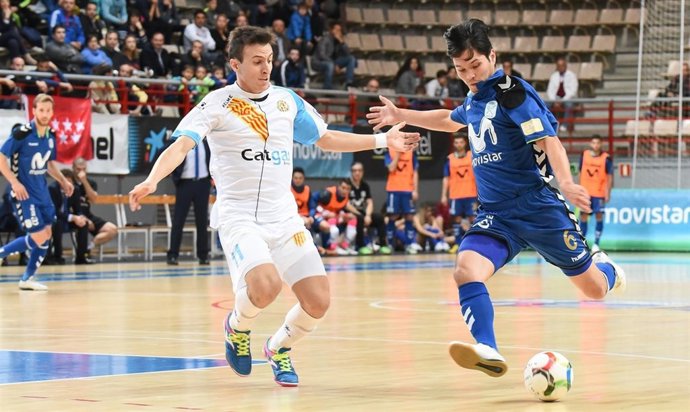 Darlan, de Inter Movistar, ante un rival del Catgas