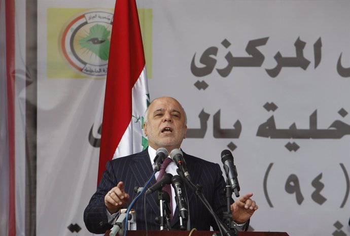 El primer ministro de Irak, Haider al Abadi