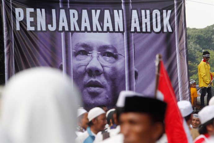 Protesta contra 'Ahok', gobernador de Yakarta