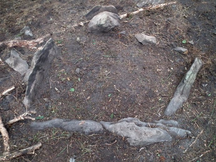 Dolmen en el paraje de Artabilla