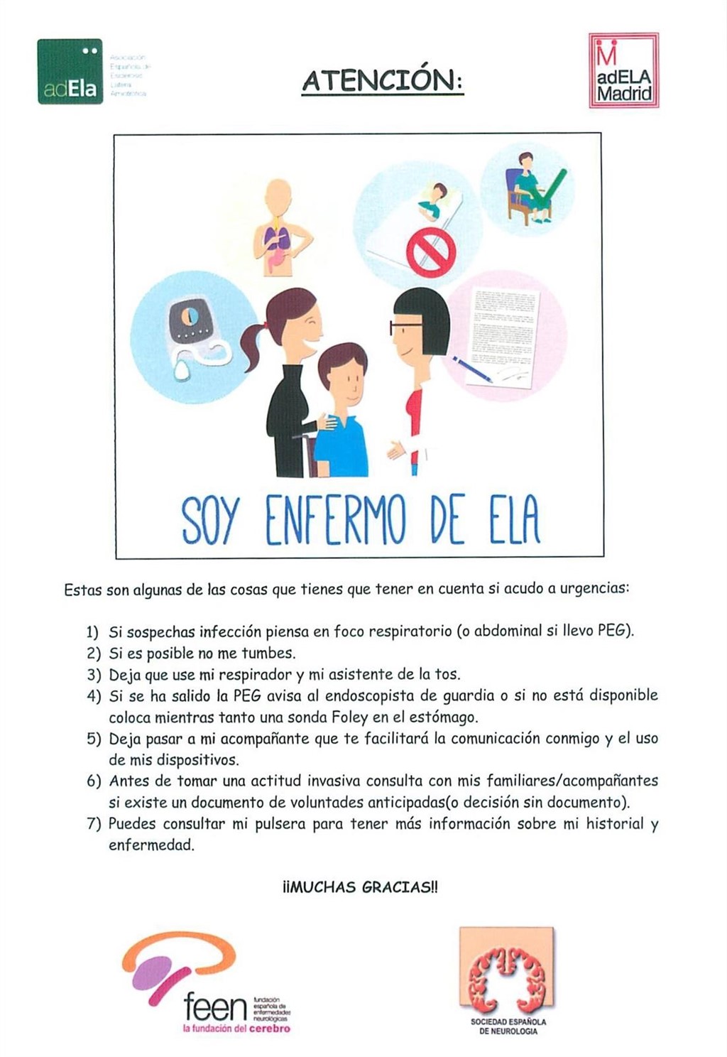 La Asociación Española de Esclerosis Lateral Amiotrófica