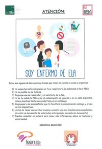 La Asociación Española de Esclerosis Lateral Amiotrófica pone en marcha un protocolo de atención a pacientes de ELA 
