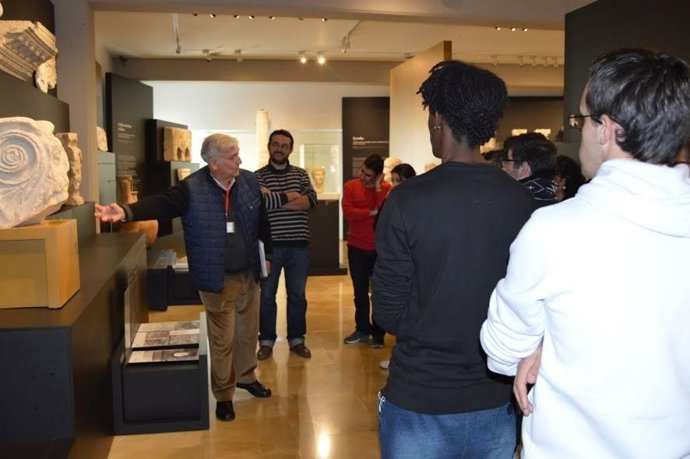 Una de las visitas de este miércoles