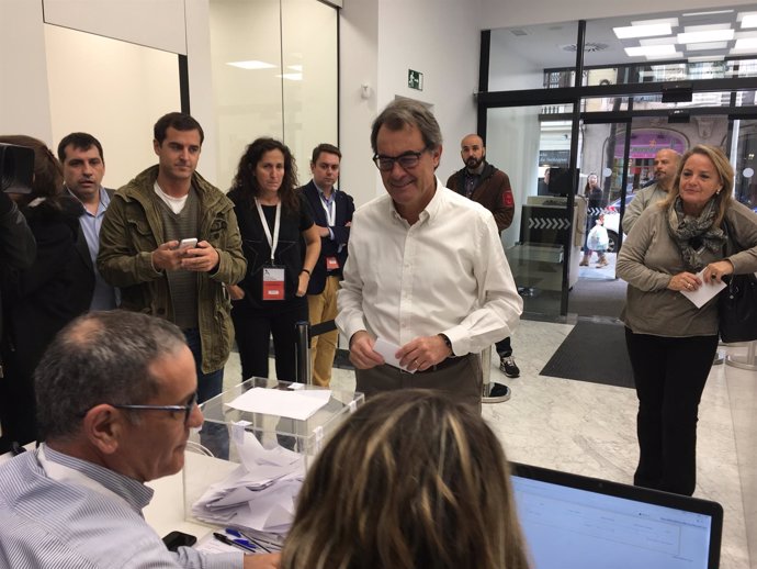 El presidente del PDC, Artur Mas