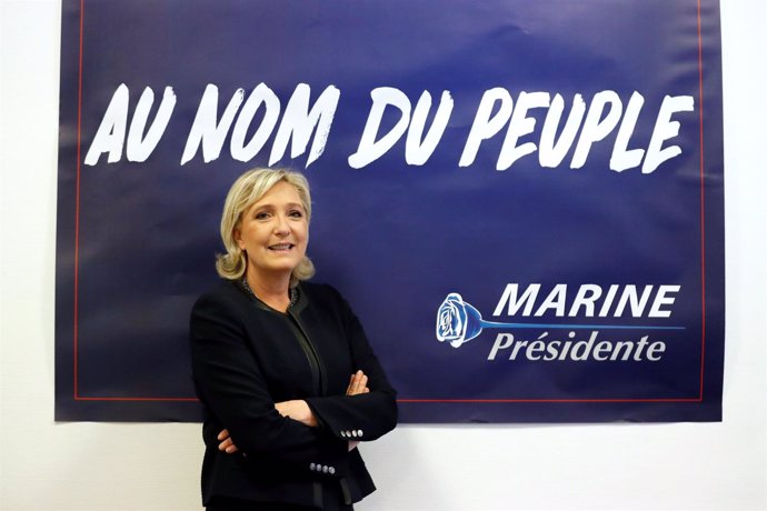 La líder del Frente Nacional francés, Marine Le Pen