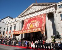 El Rey inaugurará hoy la XII Legislatura con un discurso en el hemiciclo del Congreso