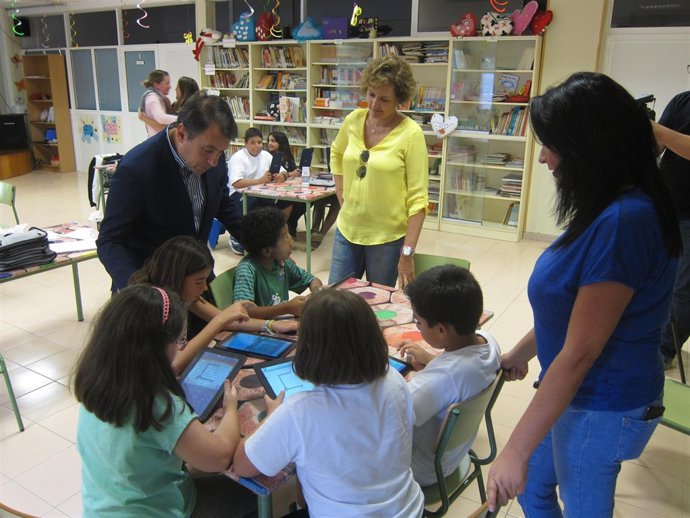 Bermúdez, en las clases de refuerzo