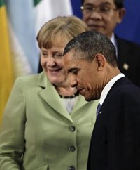 Obama y Merkel subrayan los beneficios del futuro acuerdo comercial entre EEUU y la UE