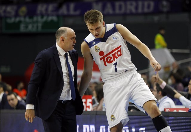 Pablo Laso Y Luka Doncic (REAL MADRID - IBEROSTAR TENERIFE)