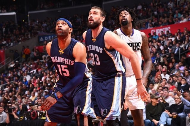 Marc Gasol en el Memphis Grizzlies - Los Angeles Clippers    