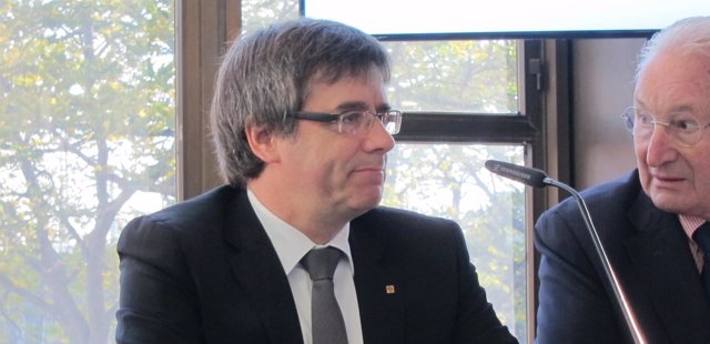 El presidenrte catalán, Carles Puigdemont