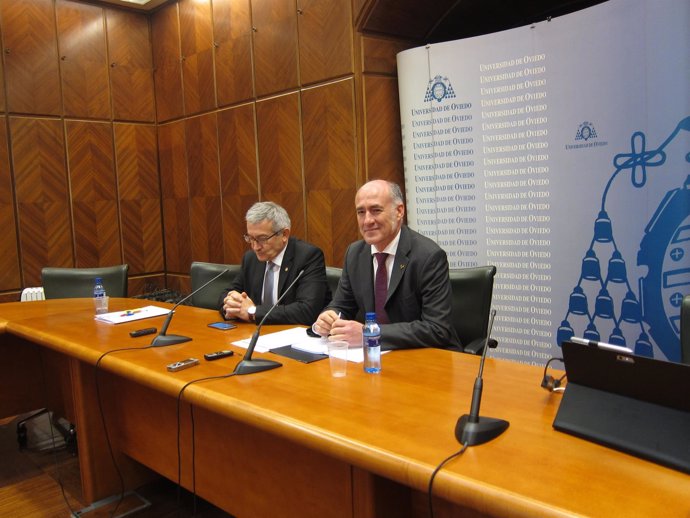 Granda y Goirizelaia, durante la rueda de prensa. 