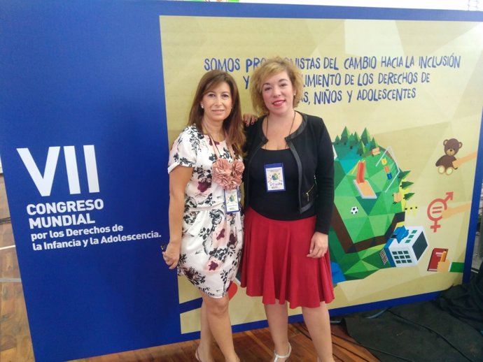 Roseta Leiva y Gemma del Corral en Paraguay 