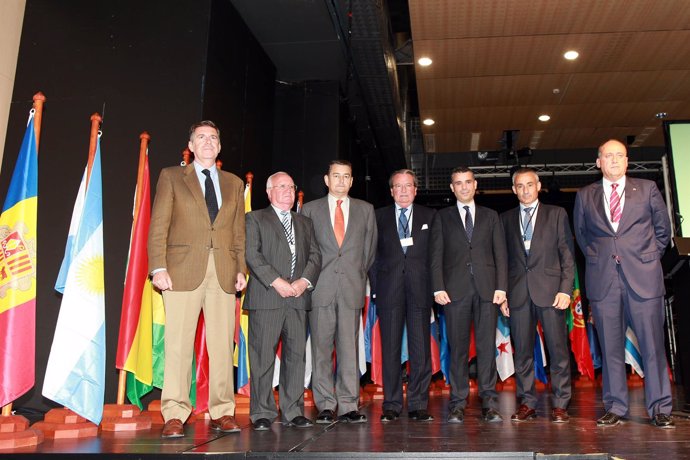 Sanz y Bernal en la inauguración del Foro Iberoamericana 