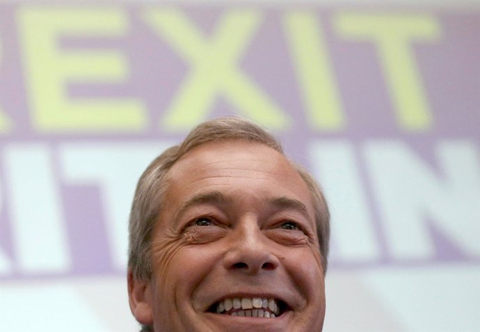 El líder del UKIP, Nigel Farage