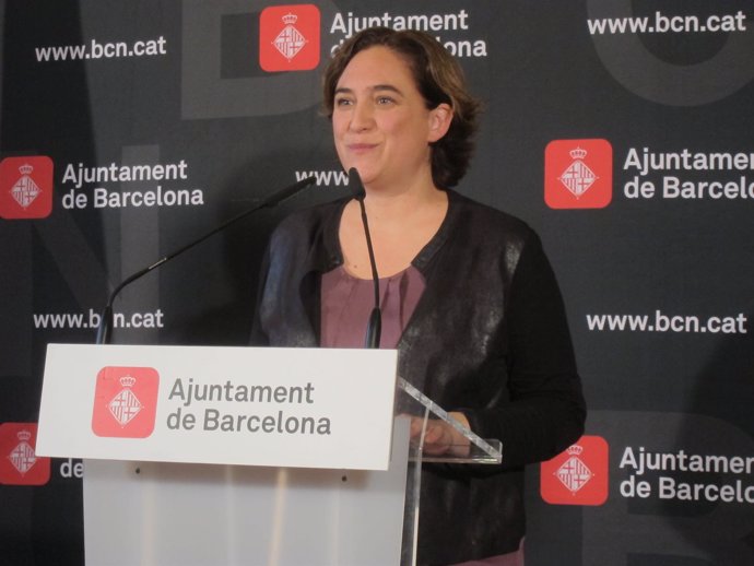 La alcaldesa de Barcelona, Ada Colau