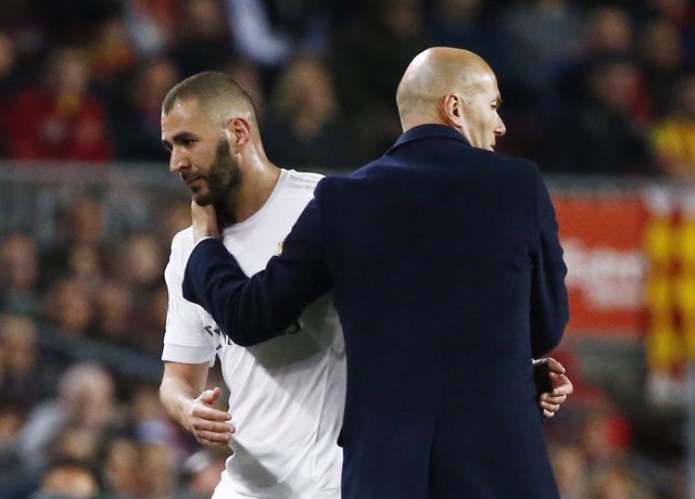 Zinédine Zidane Karim Benzema Real Madrid