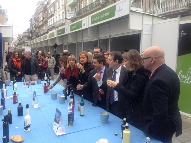 Inauguración en Vigo de la Fiesta del Primer Aceite de Jaén.
