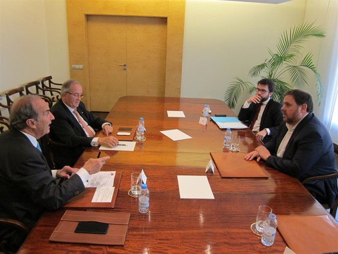 Joaquim Gay de Montellà, Josep González, Pere Aragonès, Oriol Junqueras