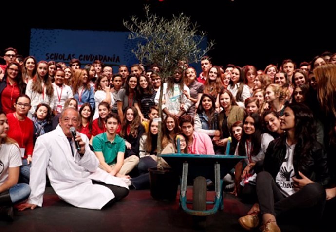 Alumnos participantes en Scholas Ciudadanía Madrid