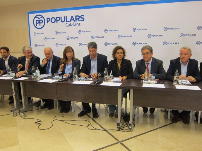 Reunión de la Junta Directiva del PP catalán