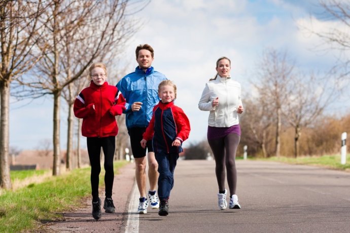 Running, correr en familia