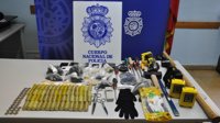 Tres detenidos por robar en furgonetas de recaudación de máquinas recreativas