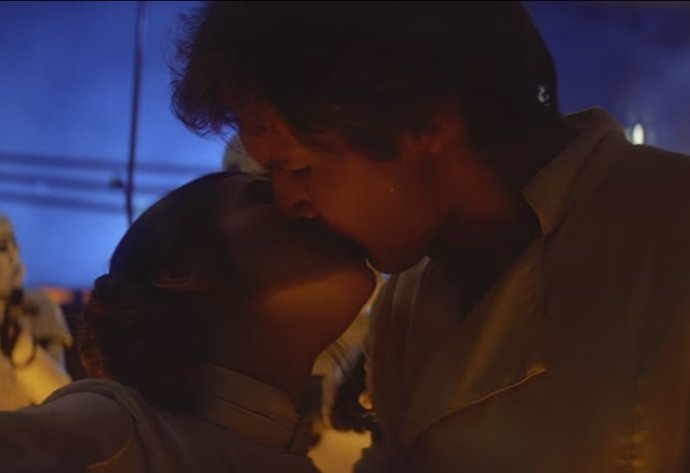 Leia y Han Solo