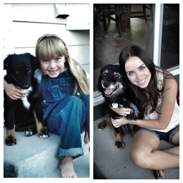 Fotos de antes y después de amos con sus perros