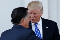 Trump se entrevista con Romney, posible futuro secretario de Estado
