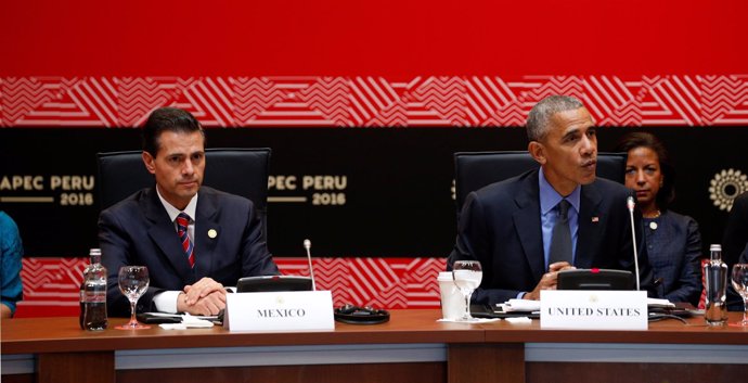 Peña Nieto y Obama en Lima