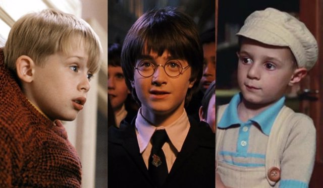 Macaulay Culkin, Daniel Radcliffe y Giorgio Cantarini