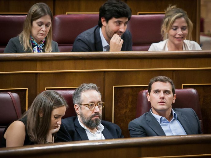 Melisa Rodríguez, Juan Carlos Girauta y Albert Rivera