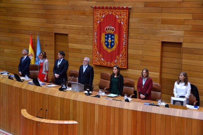 Pleno solemne de inicio de la X legislatura del Parlamento gallego