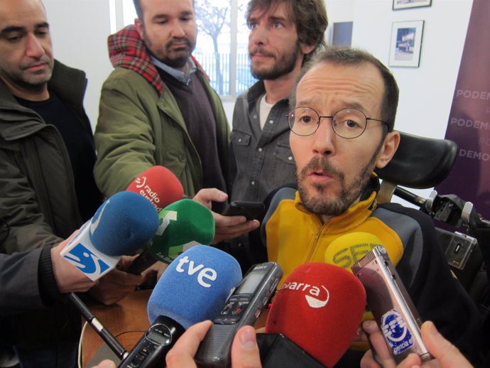 Pablo Echenique, secretario de organización de Podemos