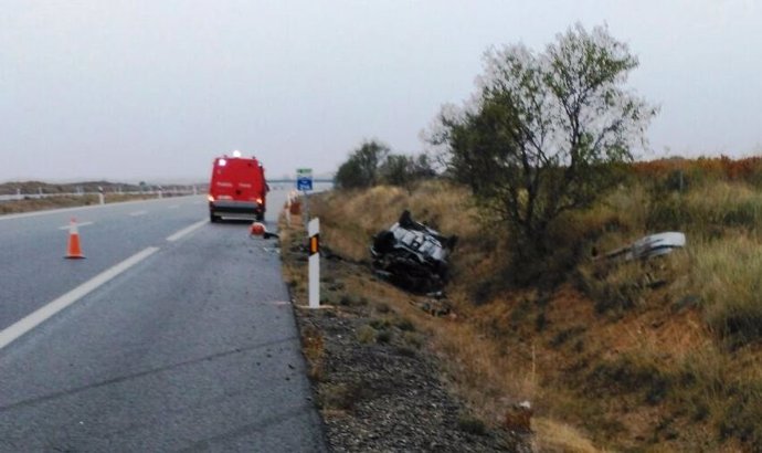 Accidente de tráfico en Murchante