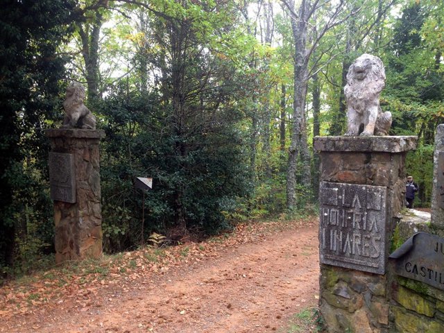 Entrada al bosque de La Honfría