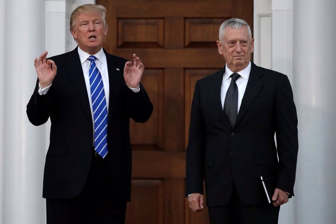 El exgeneral James Mattis y Donald Trump