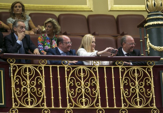 Pedro Antonio Sánchez, en la sesión constitutiva de la XII Legislatura