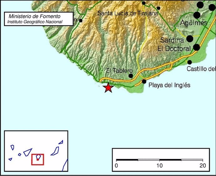 Terremoto de magnitud 3,6 en El Tablero