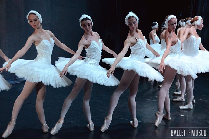 El Lago de los cisnes, del Ballet de Moscú. 