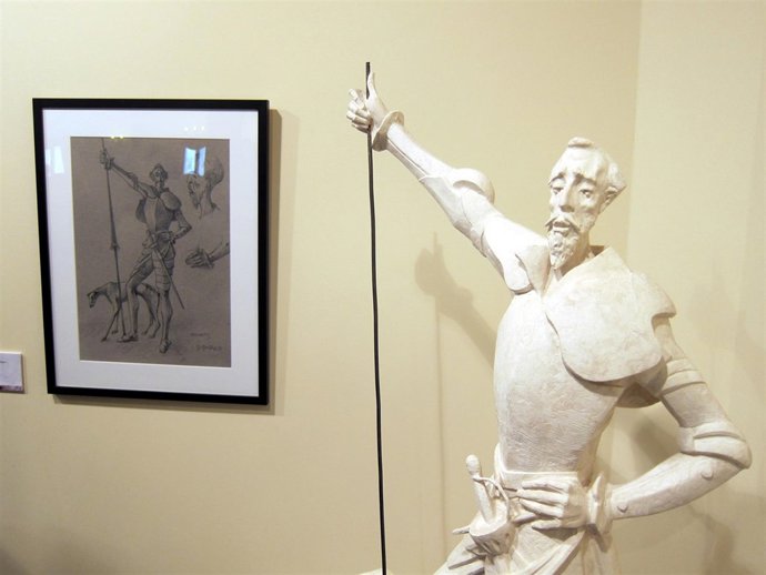 Obra expuesta en la exposición 'Salamanca en la obra de Cervantes'